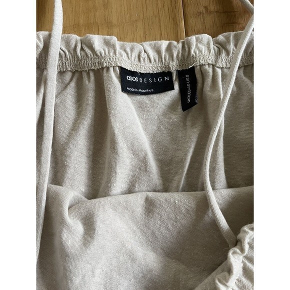 Asos‎ Design Womens Tier Ruffle Spaghetti Strap Dress US 8 - Picture 4 of 4